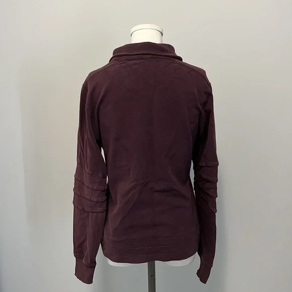 Lululemon Burgundy Zip up hoodie with pockets - Picture 4 of 12